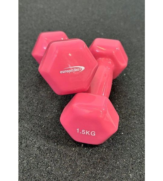 Fitness Hantels Vinyl 2 x 1,5 kg - Comfortabel en Duurzaam