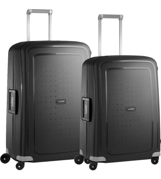 Samsonite S'Cure Spinner 75+69 cm Black Kofferset