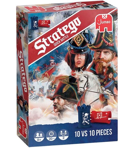 Jumbo - Stratego Quick Battle - Bordspel - vanaf 8 jaar - 2 spelers