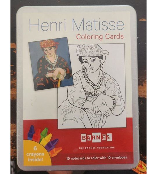 Henri Matisse Coloring Cards Cc111