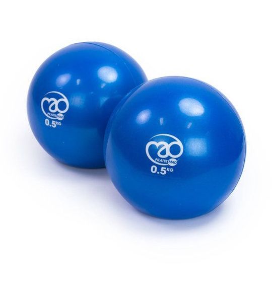 Pilates Mad Soft Pilates Weights - Blue - 2 x 0.5kg