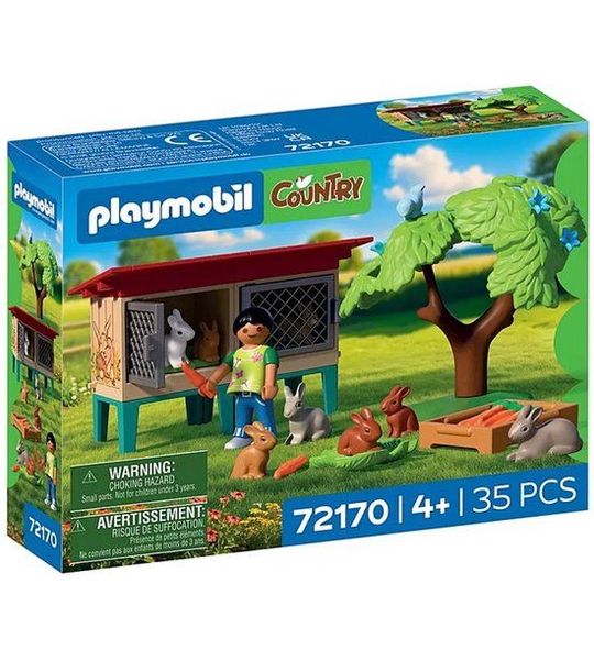 Playmobil Country konijnenhok speelset boerderij dieren 72170
