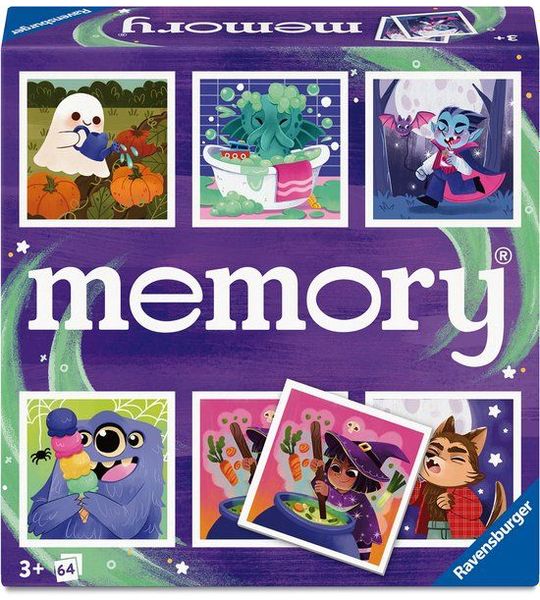 Ravensburger memory® Scary - Geheugenspel - Kinderspel - Vanaf 3 Jaar
