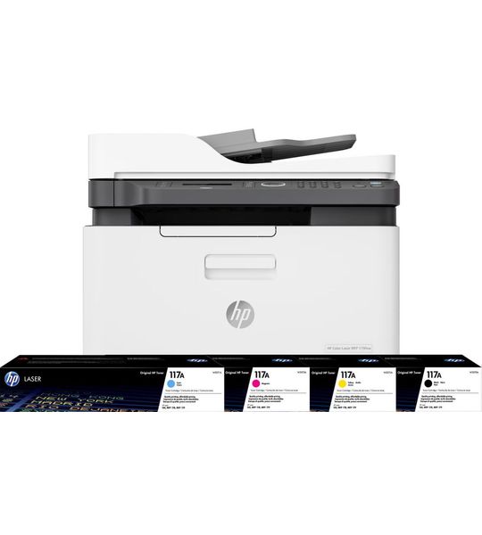 HP Color Laser MFP 179fnw  + 1 extra set toners