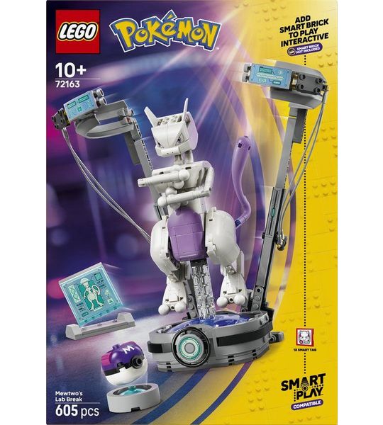 LEGO Pokémon SMART Play™: Mewtwo's ontsnapping uit het lab - 72163