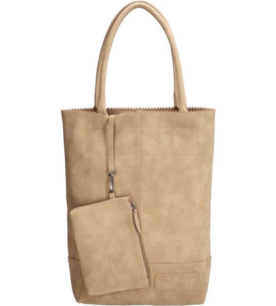 Zebra Natural Shopper Zand Suedine