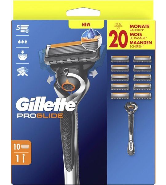 Gillette Proglide + 10 Navulmesjes