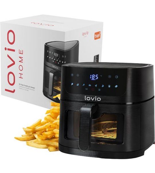 Lovio PureFry XL - Heteluchtfriteuse - WiFi-bewerkbaar - 6L - Touchscreen
