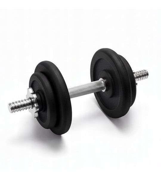 Gietijzeren Halter 10kg Set met 40cm Stang - Verstelbaar