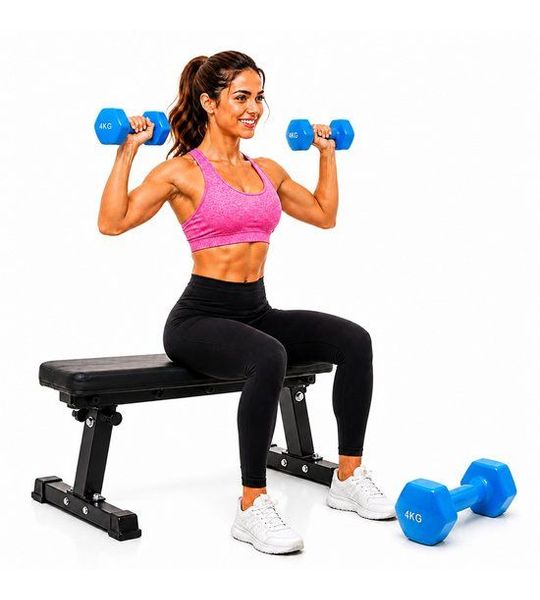 Grand Vinyl Fitness Halter 4kg - Ideaal voor Krachttraining