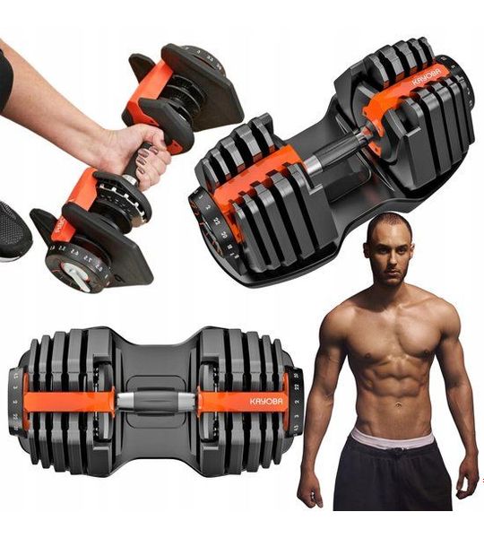 Verstelbare Halters 2-22 kg - Compact Krachttraining Thuis