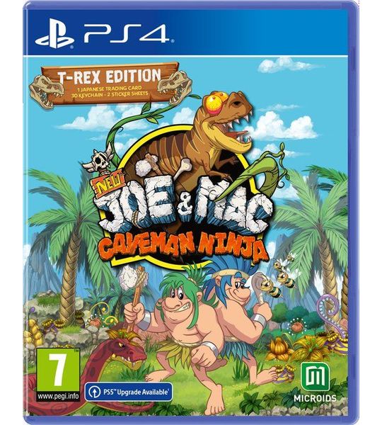 New Joe & Mac: Caveman Ninja: T-rex Edition Playstation 4