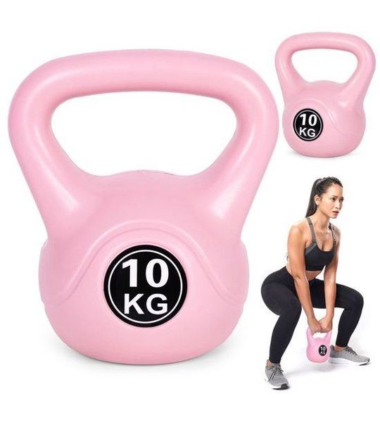 MovePro Kettlebell - 10 kg - Fitness Gewicht - Roze