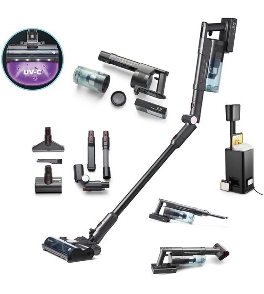 Clean Air Optima Purifloor Vertica Dock Steelstofzuiger met zak