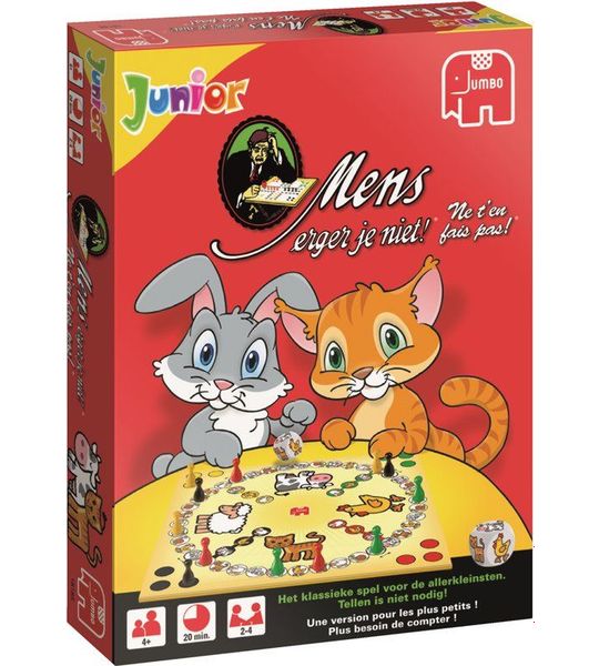 Jumbo Mens erger je niet Junior - Bordspel - Gezelschapspel