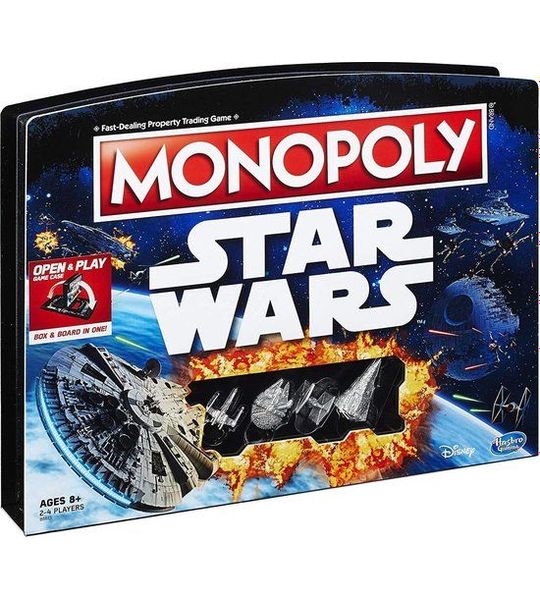 Monopoly Star Wars – Open & Play Game Case – Draagbare Editie