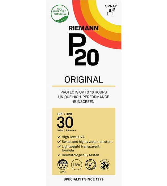 P20 Zonnebrand Spray SPF30