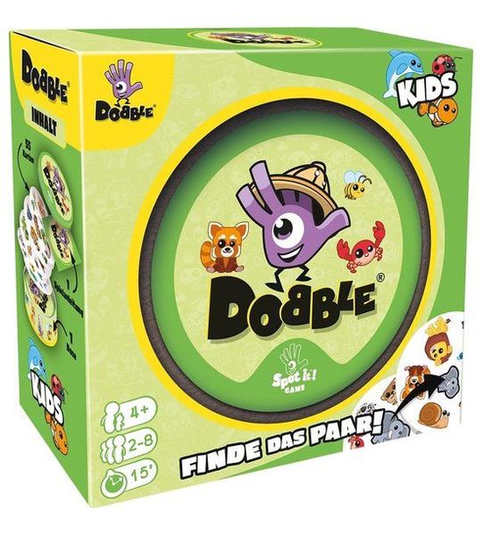 Dobble Kids, Kaartspel, Matchen, 4 jaar, 15 min