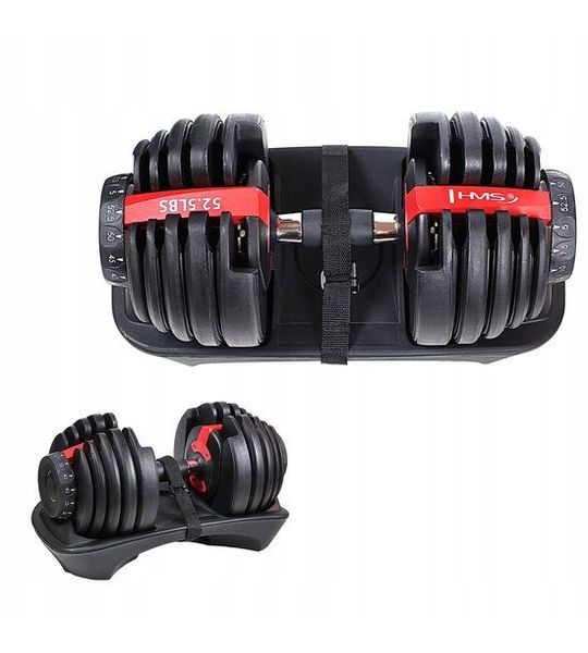 Verstelbare Halter HMS SR52 - 24kg / 52lbs - Krachttraining Thuis