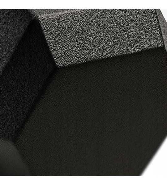 Gegoten Halter 20kg - Antislip Grip, Rubberen Coating, Zeskant