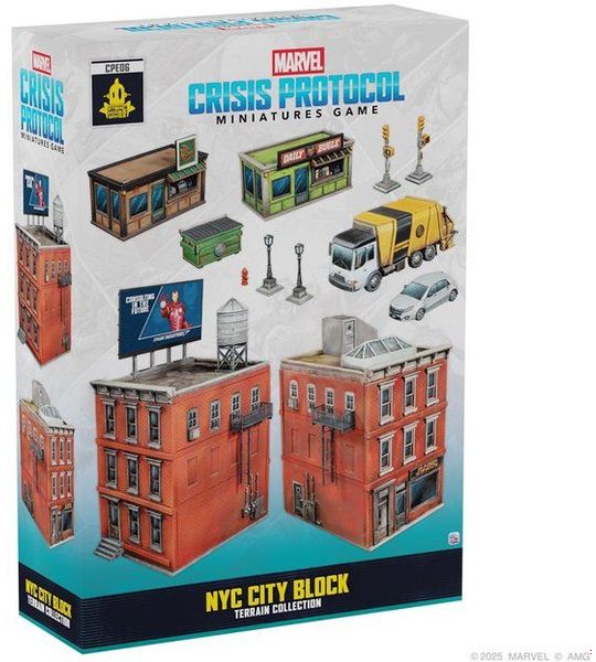 Atomic Mass Games Marvel speelset NYC City Block Terrain Collection