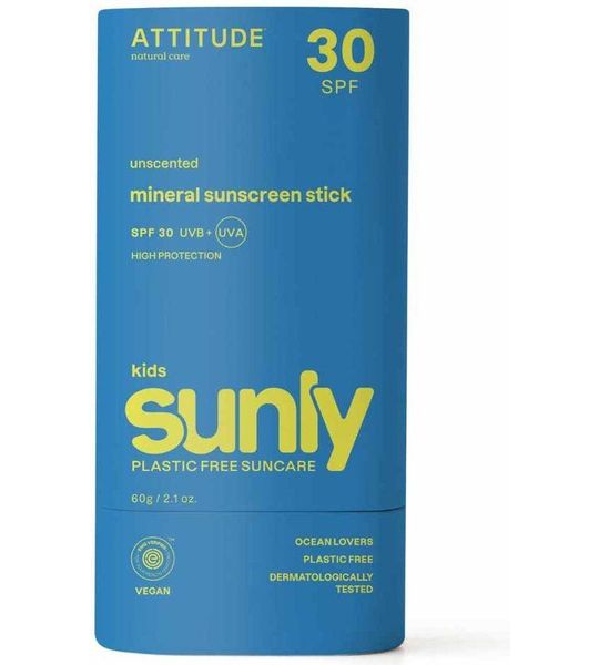 Attitude SPF30 Mineral Sunscreen Stick Kids