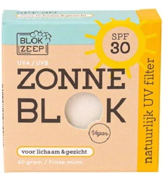 Blokzeep Zonneblok Minerale Zonnebrand Spf 30