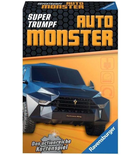 Ravensburger Super Trump Car Monster Kaartspel - 7+