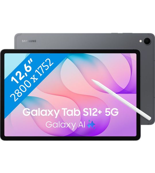 Samsung Galaxy Tab S12 Plus 12,6 inch 512GB Wifi + 5G Grijs