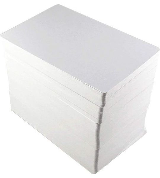 240 Merkloze Speelkaarten Blank Pokerformaat Glanzend 63x88mm
