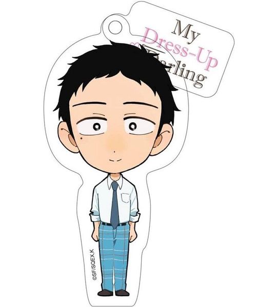 Anime Acryl Sleutelhanger Chibi Stijl - 8 cm