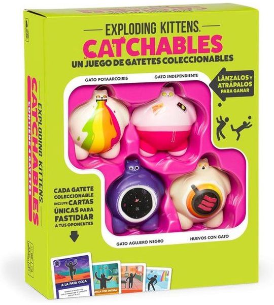 Exploding Kittens Catchables: Actie Kaartspel voor 2-4 Spelers (8+)