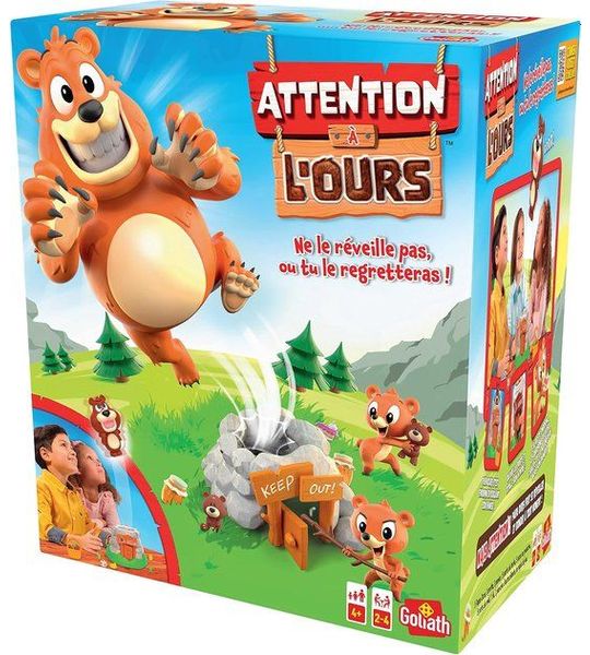 Jeu Attention à l'ours - Gezelschapsspel Berenstreken - Franse uitvoering