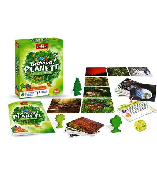 Familie kaartspel: Jungles & Bossen - Educatief en leuk voor 8+