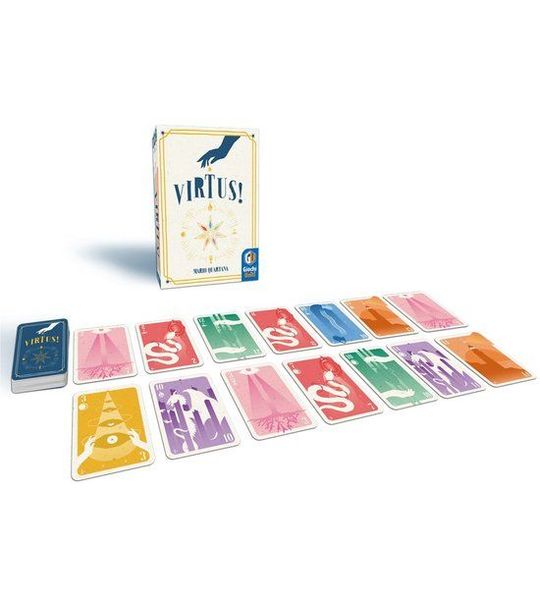 Asmodee bordspel Virtus strategisch kaartspel voor 2-7 spelers
