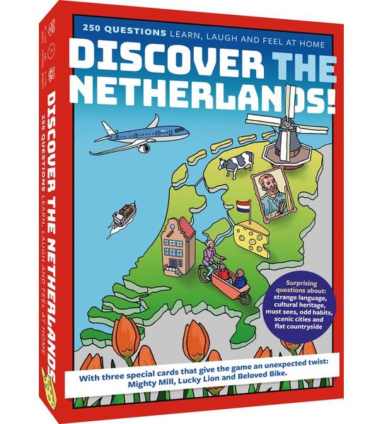 Discover the Netherlands - spel - 250 questions learn, laugh and feel at home