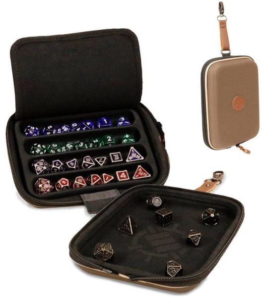 Enhance Board Game Dice Bag Designer Edition Tan