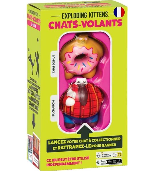 Vliegende Katten Spel: 2 Katten & 24 Kaarten - Leuk Familiespel
