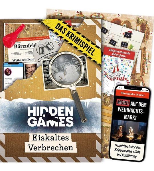Realistische Crime Game: Wintermoord op Kerstmarkt
