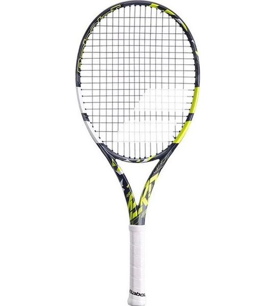 Babolat PURE AERO JR 26 - Tennisracket - Grijs / Geel / Wit - Kinderen
