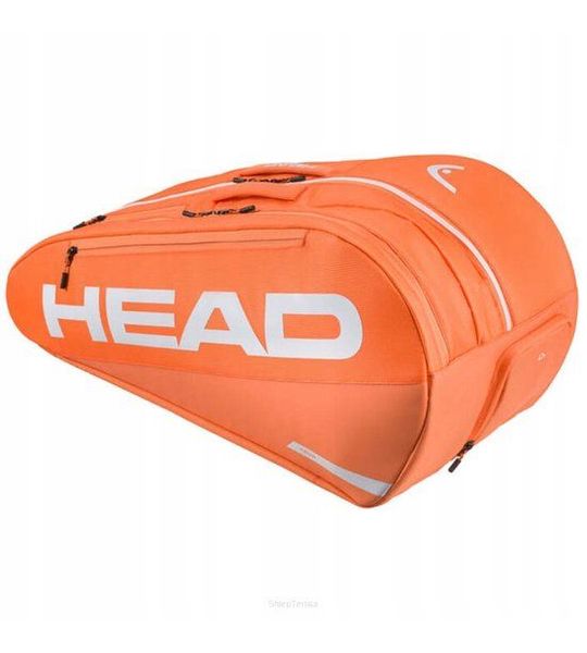 Head Tour Racquet Bag L Tennistas - Oranje, Ruim & Praktisch