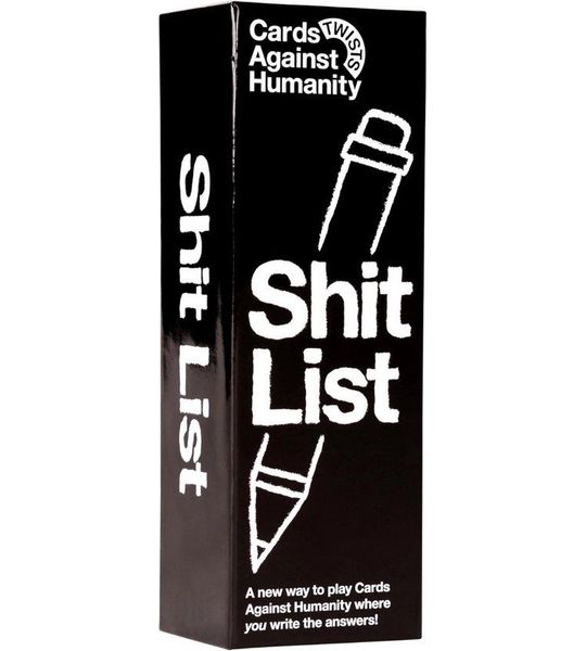 Cards Against Humanity-Shit List - write your own horrible answers!