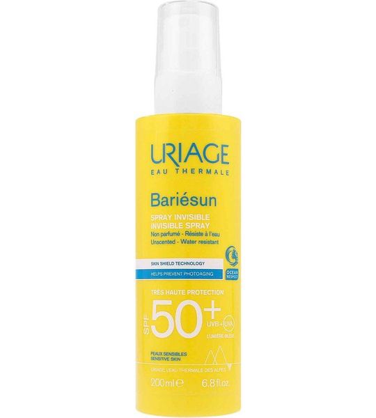 Uriage Bariesun Onzichtbare Spray SPF50+ Ongeparfumeerd