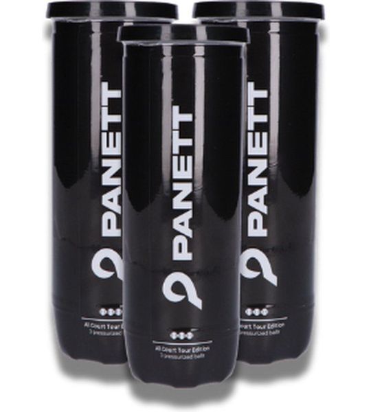 Panett Padelballen All Court Tour Editie - Padel - 3 blikken met 9 ballen