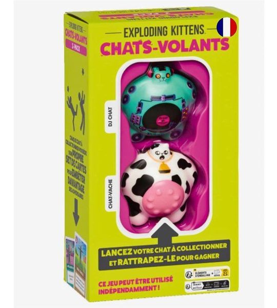 Vliegende Katten Spel: 2 Katten & 24 Kaarten - Leuk Familiespel vanaf 8 jaar