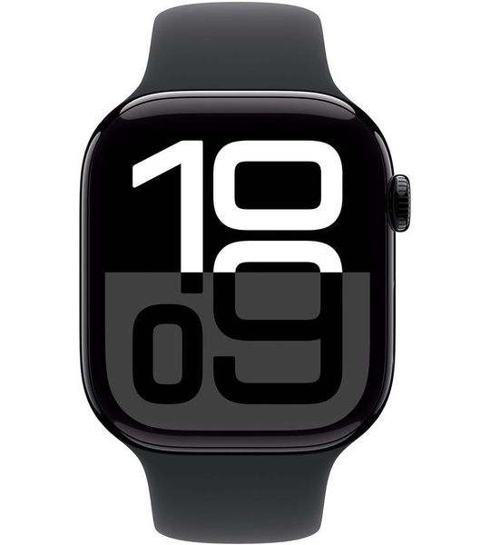 Apple Watch Series 10 4G 42mm Zwart Sportband M/L