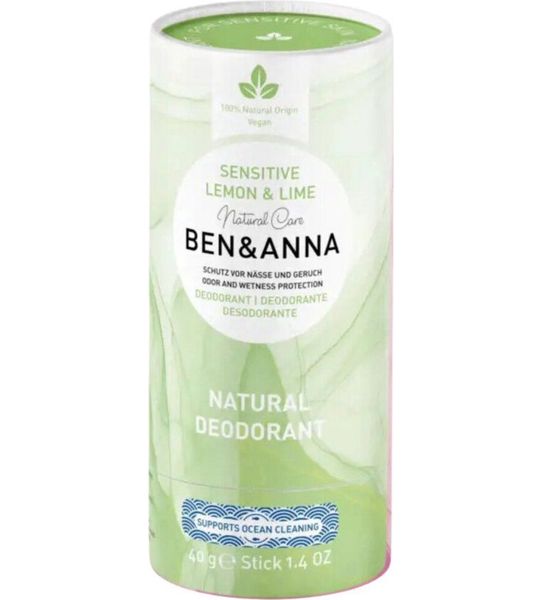Ben & Anna Lemon & Lime Sensitive Deo Stick