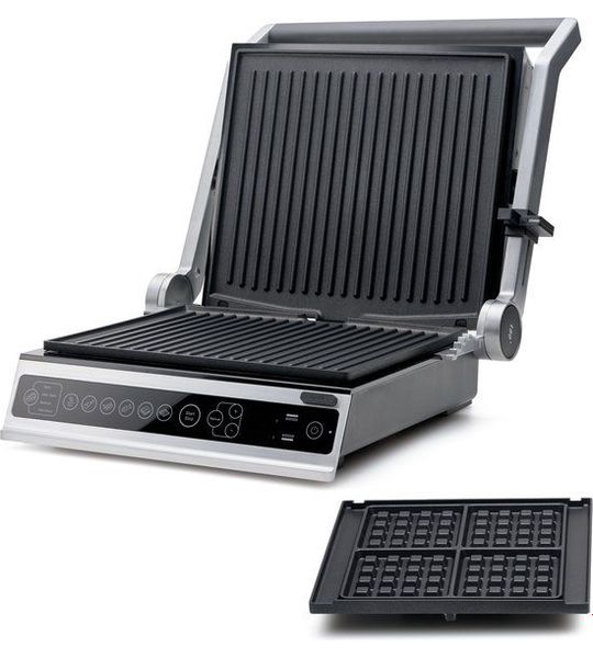 Solis Waffle & Contact Grill Pro (tye 7953) Contactgrill Zilver