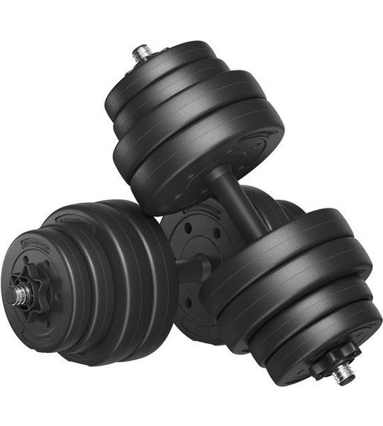MC Select Dumbelss Set - Dumbells - Set voor Thuis - 15 Kg - Zwart
