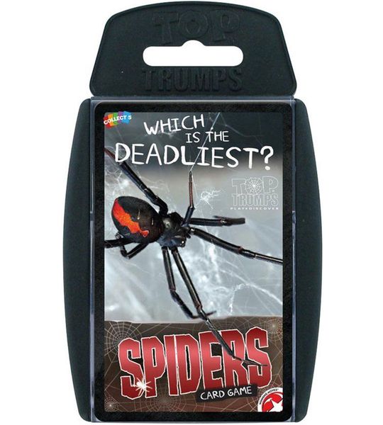 Winning Moves kaartspel Spiders educatief Top Trumps spel voor kinderen